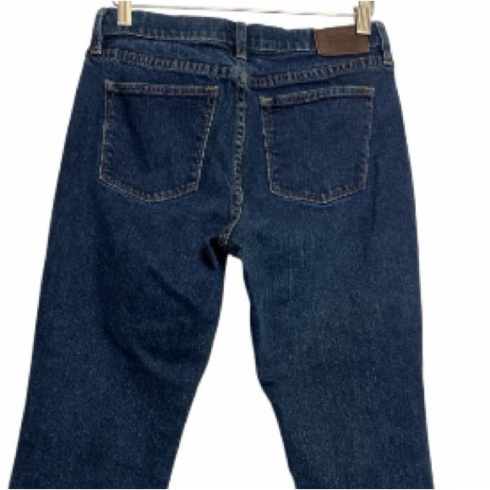 Lauren Ralph Lauren Dark Blue Classic Straight Leg Crop Jeans 6 - Picture 4 of 10
